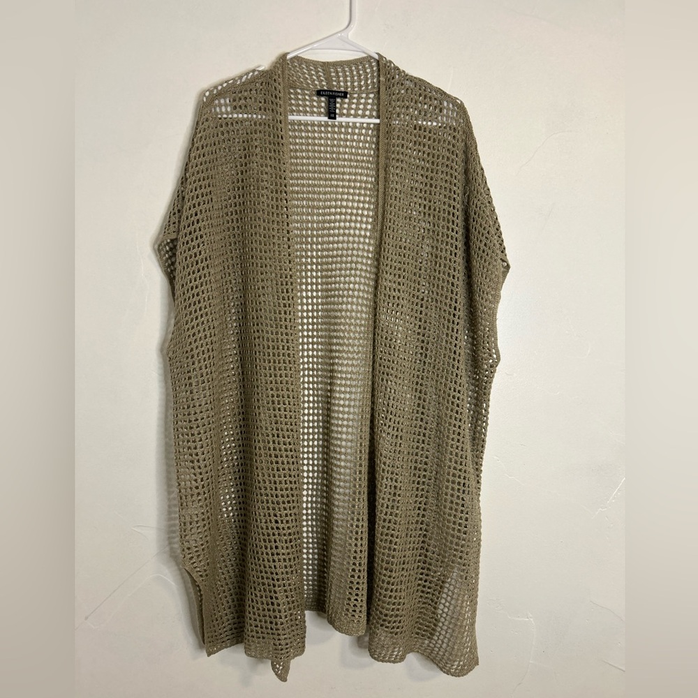 Eileen Fisher Open Stitch cardigan